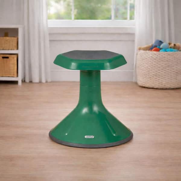 LEARNITURE 15 in. H Black Backless Plastic Active Learning Wobble