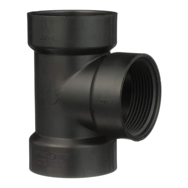 Charlotte Pipe 2 in. ABS DWV Cleanout Tee