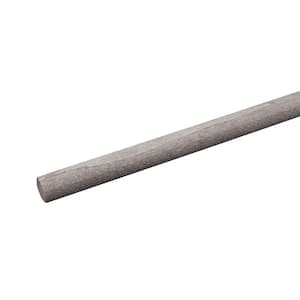 Prestained Gray 3/8 in. x 23/32 in. x 96 in. Wood Quarter Round Moulding