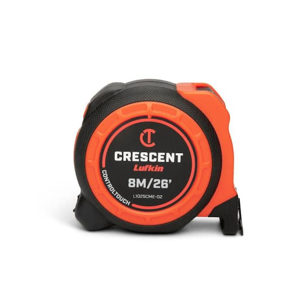 Crescent Lufkin 1-3/16 in. x 8 m/26 ft. Command Control Series Yellow Clad Tape Measure