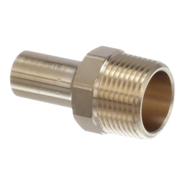 Viega ProPress 1/2 in. FTG x 3/4 in. MPT Zero-Lead Bronze Street Adapter (5-Pack)