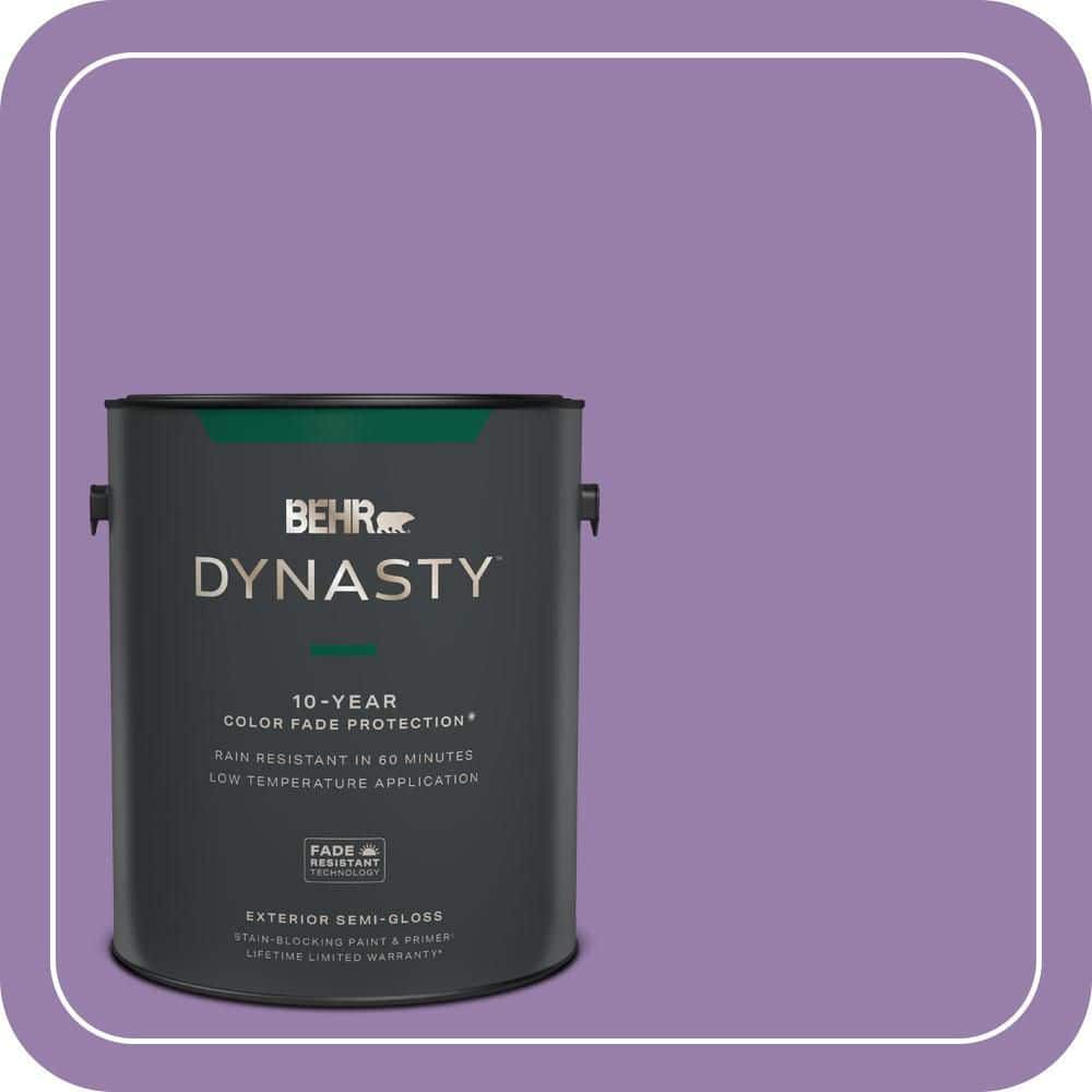 1 gal. #650B-6 Elite Wisteria Semi-Gloss Enamel Exterior Stain-Blocking Paint & Primer price history on PriceWatchPro