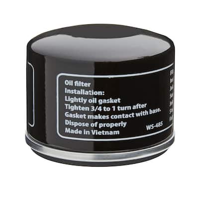 Oil Filter for Briggs and Stratton, John Deere, Kawasaki Replaces OEM #'s 49065-0721, AM125424, GY20577, 49065-7007