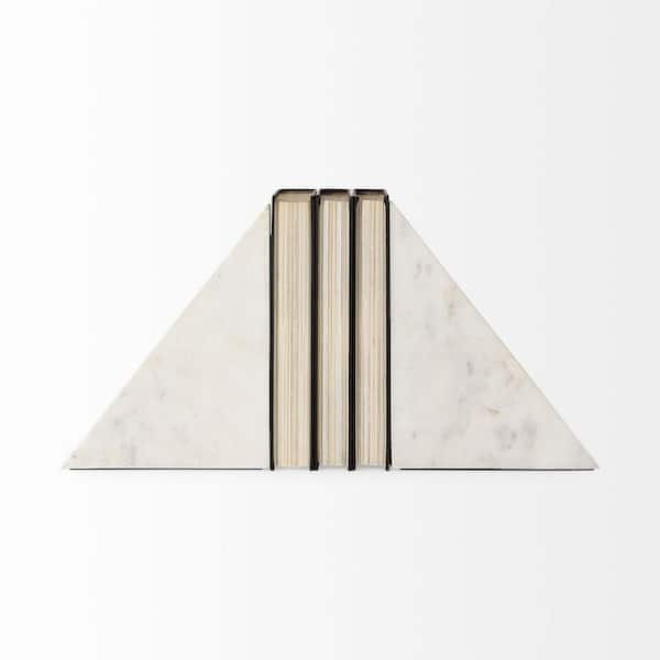 3D Modern Stepped Triangle Marble Bookends 3D Modern Stepped Triangle Marble Bookends