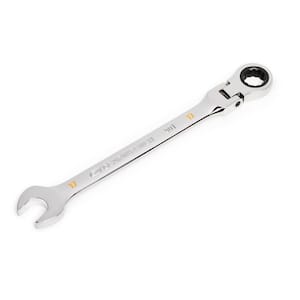 17 mm Metric 90-Tooth Flex Head Combination Ratcheting Wrench