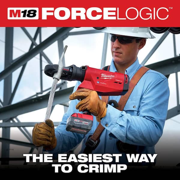 Milwaukee M18 18V Lithium-Ion Cordless FORCE LOGIC 12 Ton Utility