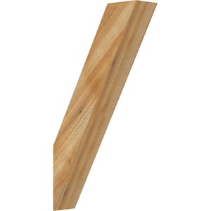 4"W x 14"D x 26"H Traditional Rough Sawn Knee Brace, Western Red Cedar