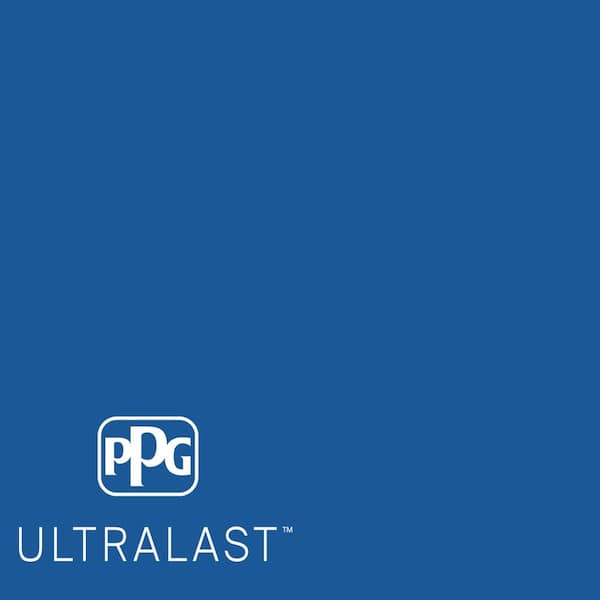 PPG UltraLast 1 qt. #PPG1242-7 Suddenly Sapphire Eggshell Interior Paint and Primer