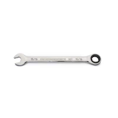 15/16 in. SAE 90-Tooth Combination Ratcheting Wrench