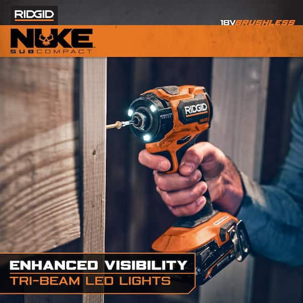 Reviews for RIDGID 18V NUKE Brushless Cordless 1/4 in. Hex Stealth