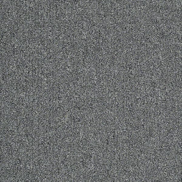TrafficMaster 8 in. x 8 in. Berber Carpet Sample - Soma Lake - Color Graphite