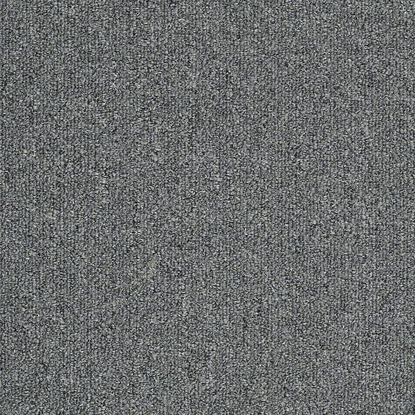 TrafficMaster 8 in. x 8 in. Berber Carpet Sample - Soma Lake - Color Graphite