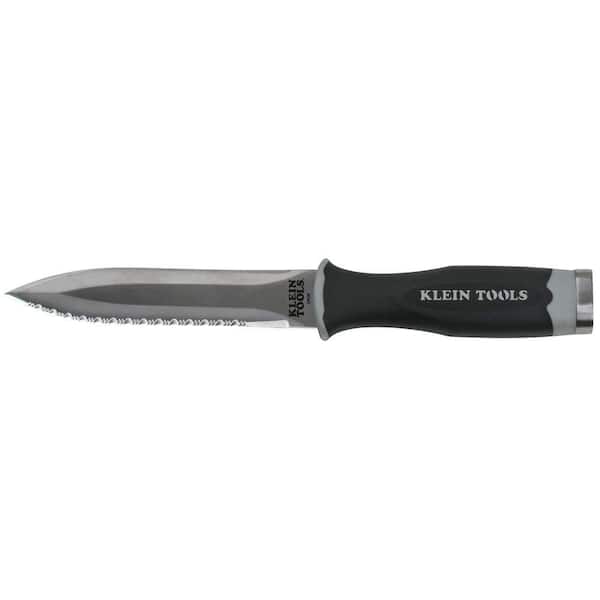 Klein Tools 10-3/4 in. Serrated Duct Knife with 5-1/2 in. Blade