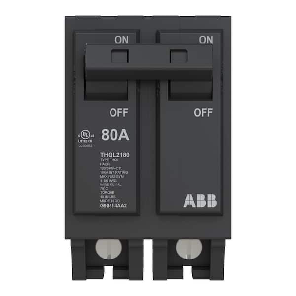 80 Amp 1 in. Double-Pole Circuit Breaker (THQL2180A)