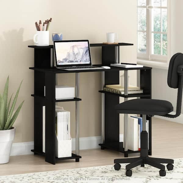 Furinno JAYA Simplistic Computer Study Desk with Bin Drawers