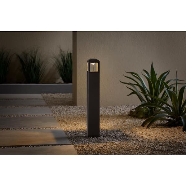 Havenridge 150 Lumen 20 in. Low Voltage Espresso Bronze Integrated LED Outdoor Bollard Light
