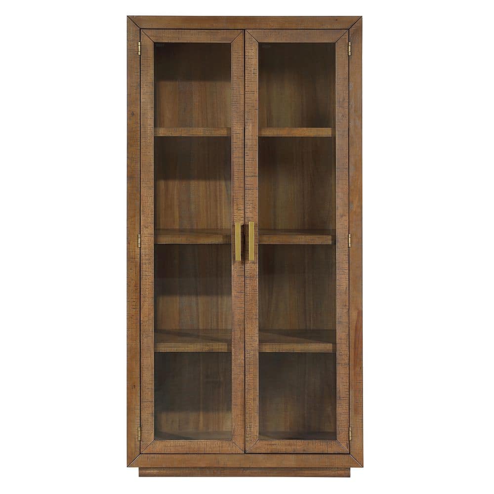 Garland Brown 35 in. Display Cabinet with Glass Doors price history on PriceWatchPro
