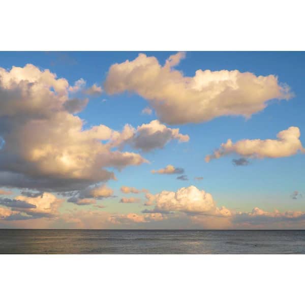 VENICE BEACH Collections Clouds Suspended Over the Water by Grotto Studios Unframed Graphic Print Abstract Poster Art Print 24 in. x 36 in.