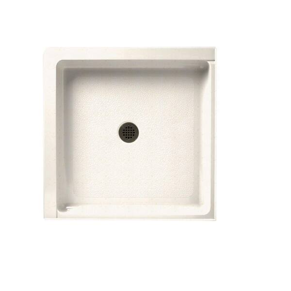 Swan Swanstone 36 in. L x 36 in. W Alcove Shower Pan Base with Center Drain in Baby's Breath