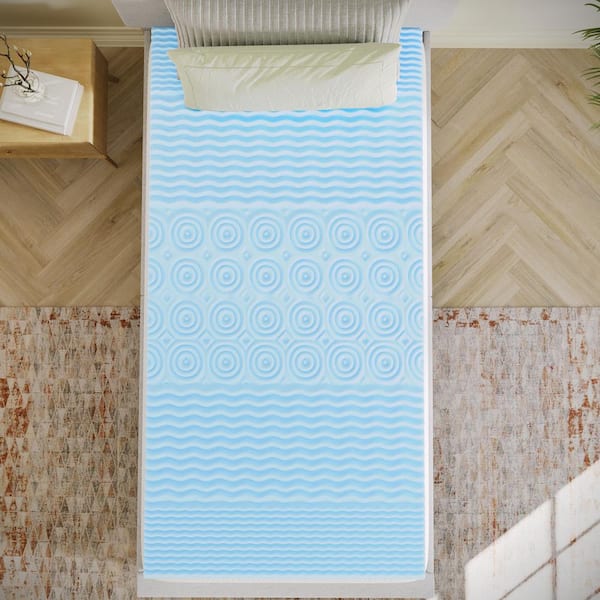 Carnegy Avenue Twin XL Memory Foam Mattress Topper