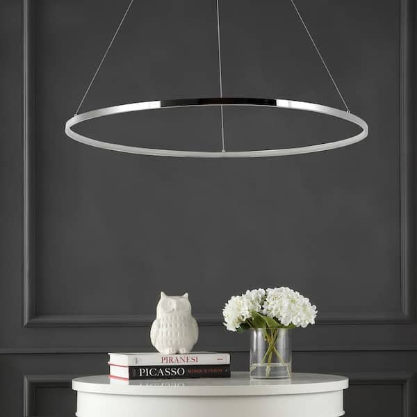 Shades of Light - Elevated Boho 2021 - Minimalist Iron Ring Chandelier - 12  Light