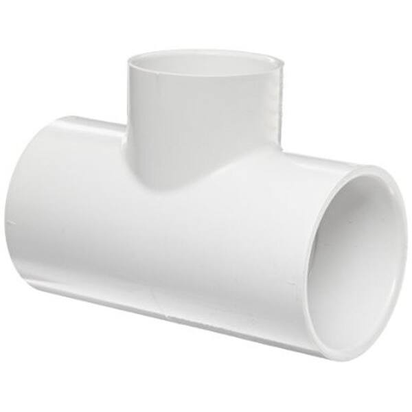 HYDROMAXX 1-1/4 in. Schedule 40 PVC Pipe Slip x Slip x Slip Tee Fitting (50-Pack)
