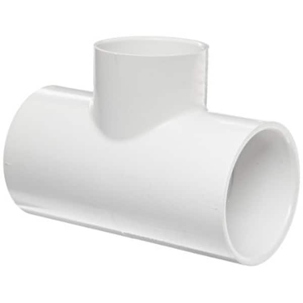 Unbranded 3 in. Schedule 40 PVC Pipe Slip x Slip x Slip Tee Fitting (10-Pack)