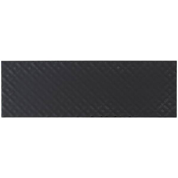 MSI Take Home Tile Sample - Citylights Ink 3D Mix 4 in. x 4