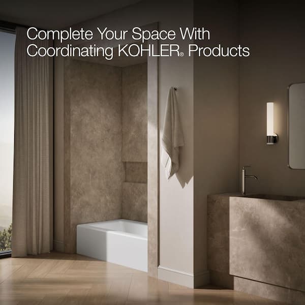 KOHLER Bellwether 60 in. x 32 in. Alcove Soaking Bathtub with