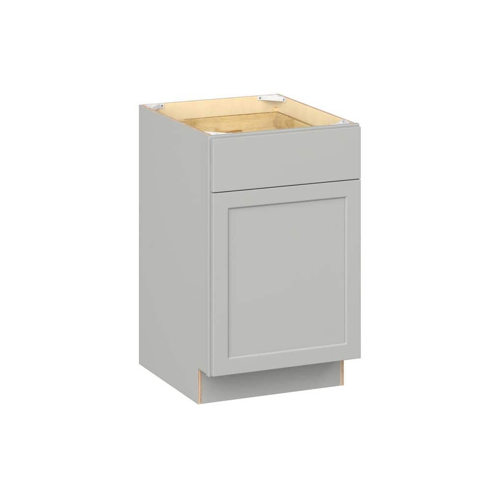 Emerson Whisper Gray Base 1 drawer with 1 Left door Ready to Assemble Kitchen Cabinet (21 in. W x 34.5 in. H x 24 in. D) price history on PriceWatchPro