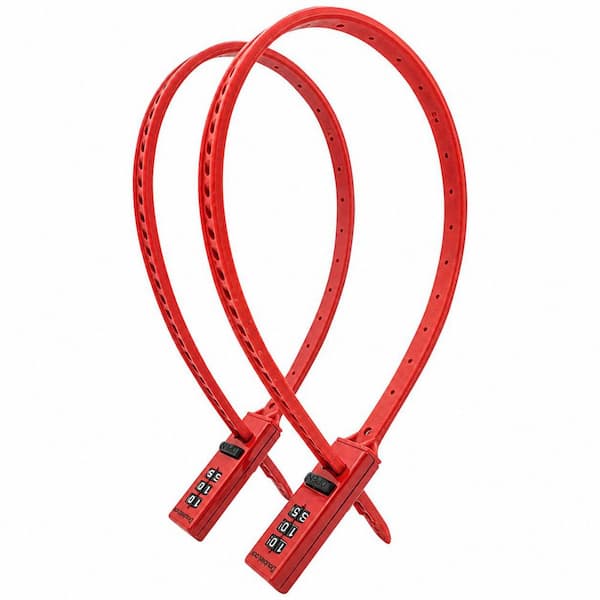 Badger, All-Purpose Cable Tie Combination Padlock (19 in.) (2-Pack)