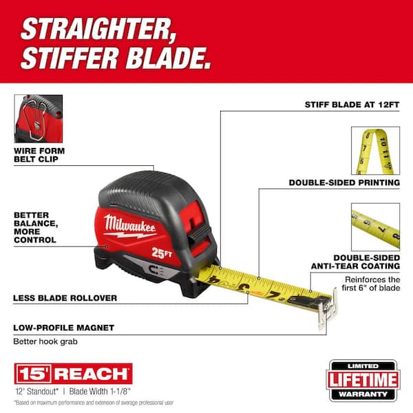 25 ft. Magnetic Tape Measure