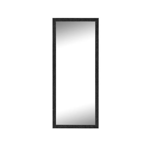 Hitchcock Butterfield Foundry 27.5 in. x 63.5 in. Industrial Rectangle Framed Black Full-Length Decorative Mirror