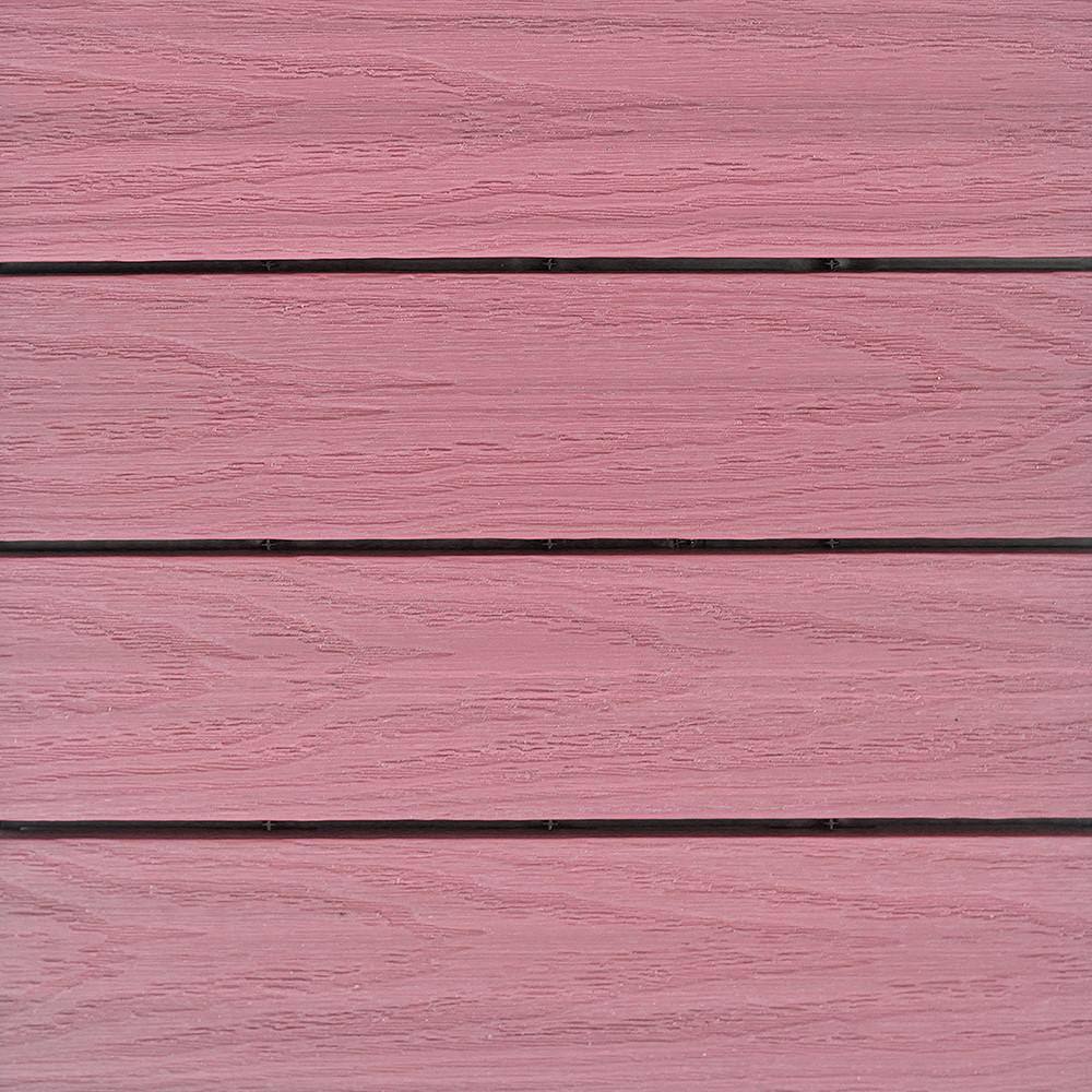 NewTechWood 1/12 ft. x 1 ft. Quick Deck Composite Deck Tile Straight Trim  in Seoul Pink (4-Pieces/Box) US-QD-ST-ZX-KP - The Home Depot