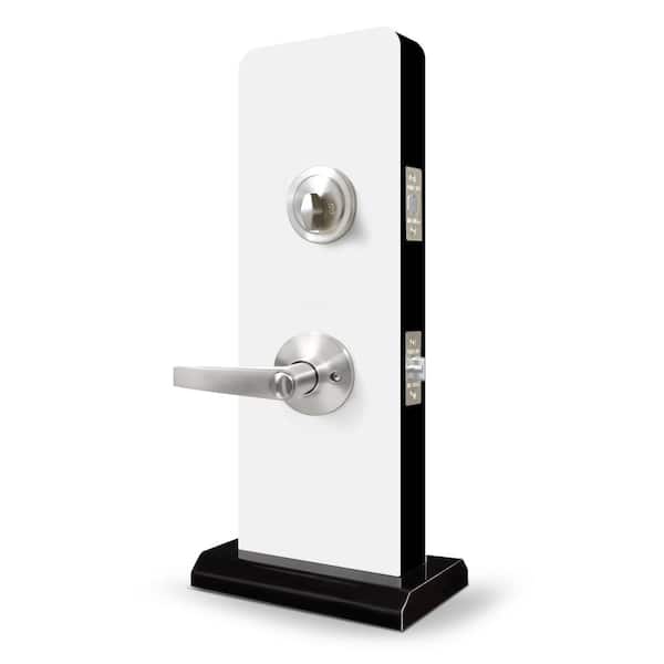 Premier Lock - Stainless Steel Entry Door Handle Combo Lock Set with Deadbolt and 24 SC1 Keys Total (6-Pack, Keyed Alike)