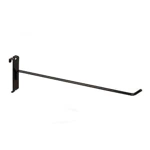 Commercial Grade 12 in. Gridwall Hooks Black (Pack of 100)