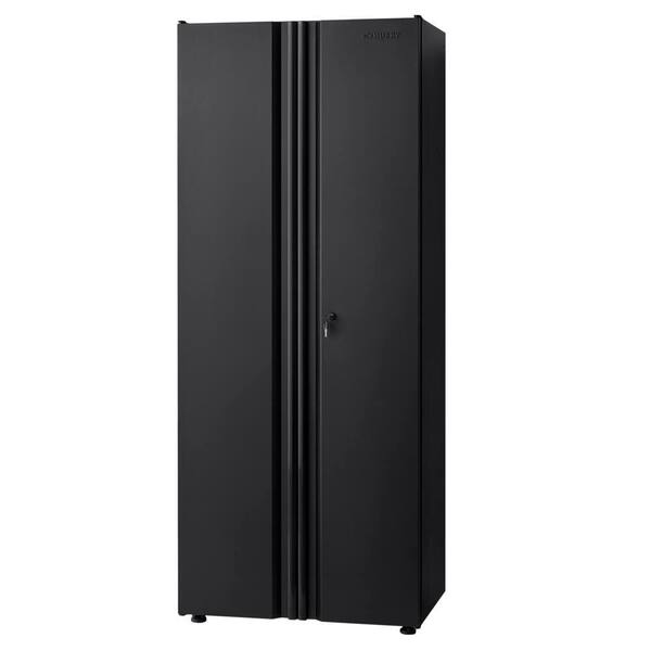 Husky 15-Piece Regular Duty Welded Steel Garage Storage System in Black (242 in. W x 75 in. H x 19.6 in. D)