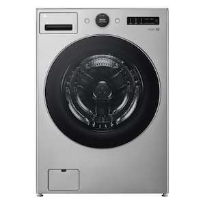 4.5 cu. ft. Stackable SMART Front Load Washer in Graphite Steel with eZDispense and Allergiene Steam Cleaning