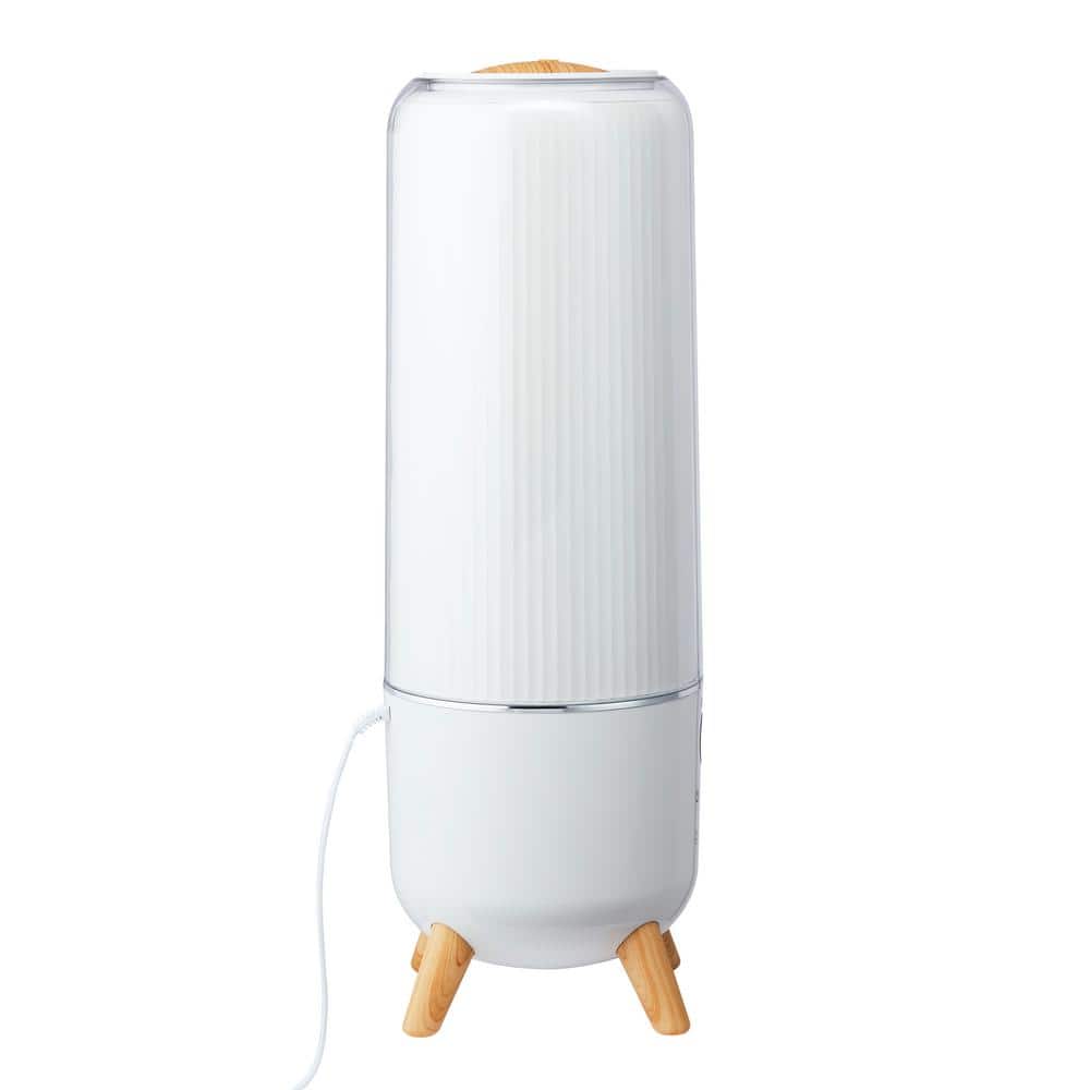 White Ultrasonic Cool Mist Humidifier with Digital Control