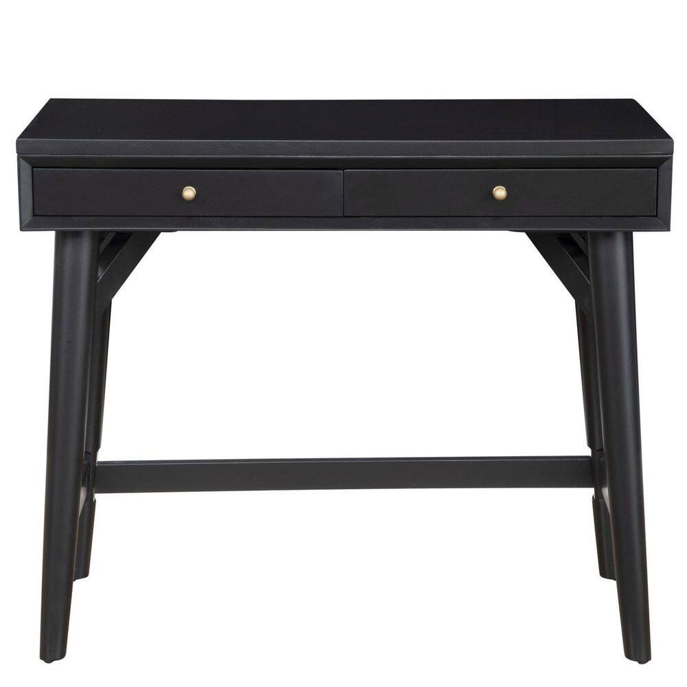 Flynn Mini Desk Black 31 in. H x 36 in. W x 20 in. D