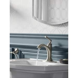 Elliston Single Hole Single-Handle Bathroom Faucet in Brushed Nickel