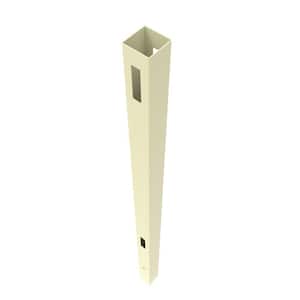 Horizontal Fence 5 in. x 5 in. x 108 in. Sand Vinyl Line Post