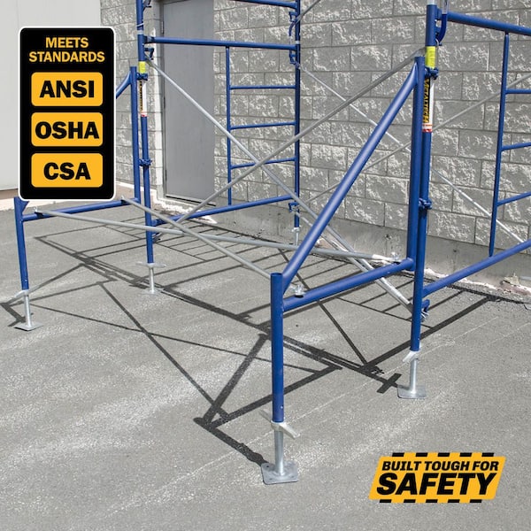 32-inch steel Scaffolding Outrigger for Mason Frame Towers to Safely Extend Base of Scaffolding, (4-Pack)