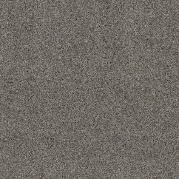 Home Decorators Collection Vacation Thunder Gray 42 oz. SD High Performance Polyester Texture Carpet - Installation Required