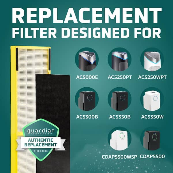 GermGuardian FLT5000 HEPA Pure Air Purifier Replacement 