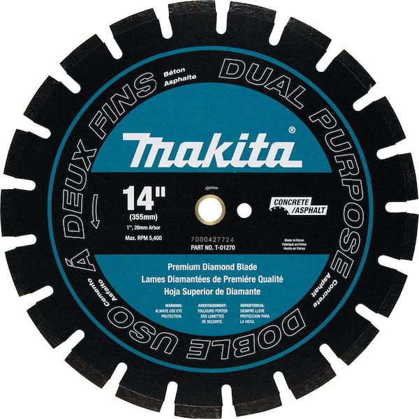 Makita 14 in. Premium Segmented Dual Purpose Diamond Blade for 14 in. Power Cutter