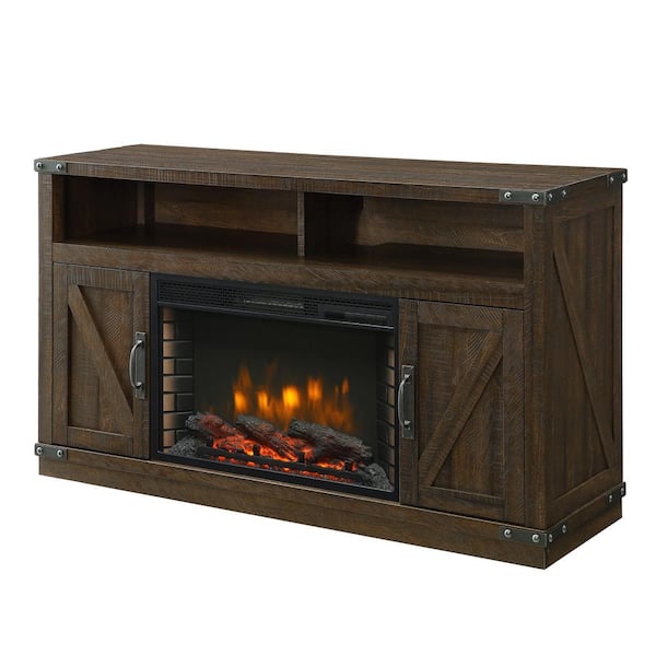 Muskoka Aberfoyle 53 In Freestanding, Electric Portable Fireplaces Home Depot