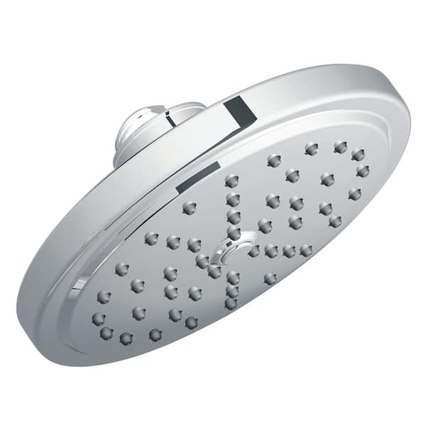 1-Spray Pattern with 2.5 GPM 6.75 in. Wall Mount Fixed Shower Head in Chrome