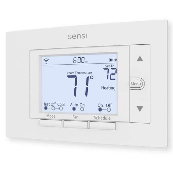 Sensi Smart Thermostat, Wi-Fi 7-day Programmable No C-Wire Required for Most Systems