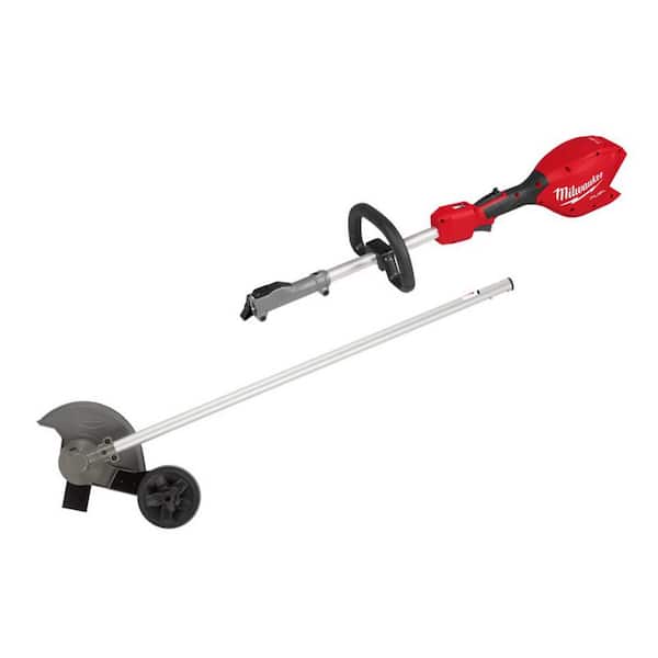 M18 FUEL 18V Brushless Cordless Battery Powered QUIK-LOK Power Head with Edger Attachment